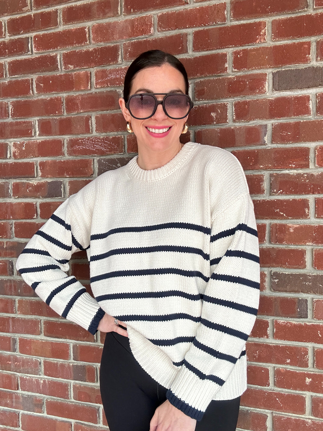 Boyfriend Stripe Sweater