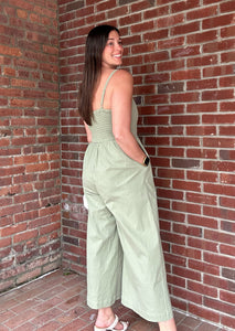 Klara | Olive Jumpsuit