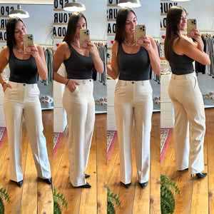 Beige Dress Pants | Trouser