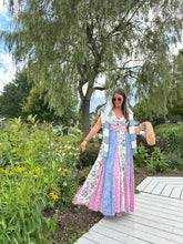 Load image into Gallery viewer, Periwinkle | Cotton Candy Floral Twist Maxi
