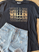 Load image into Gallery viewer, Wallen Gold | Black Graphic Tee
