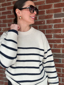 Boyfriend Stripe Sweater