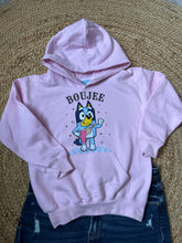 Load image into Gallery viewer, Bluey | Youth Pink Hoodie
