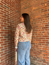 Load image into Gallery viewer, Meg | Floral Print Button Front Sweater Cardigan Top
