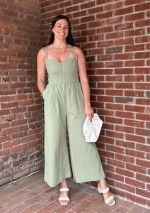 Klara | Olive Jumpsuit