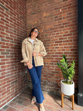 Load image into Gallery viewer, Peyton | Beige Corduroy Shacket
