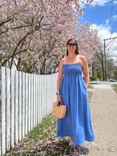 Load image into Gallery viewer, Beachside Midi Dress | Riviera Blue
