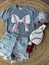 Load image into Gallery viewer, Baseball Bow | Graphic Tee
