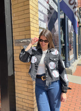 Load image into Gallery viewer, Sequin Baseball Jacket | Black
