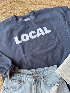 LOCAL | Navy Crewneck Sweatshirt