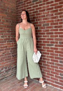 Klara | Olive Jumpsuit