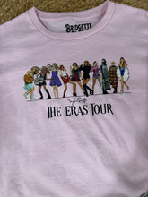 Load image into Gallery viewer, TS Eras Tour | Youth Pink Graphic Tee
