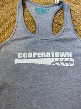 Load image into Gallery viewer, Cooperstown Bat | Grey Graphic Tank
