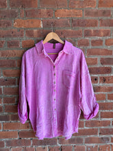 Load image into Gallery viewer, Mauve | Washed Gauze Button Up Top

