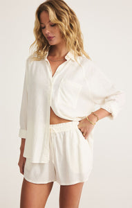 The Perfect Linen Top White
