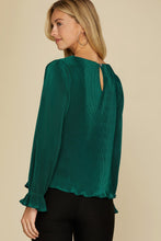 Load image into Gallery viewer, Evergreen Textured Blouse
