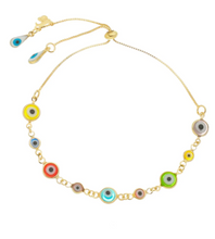 Load image into Gallery viewer, Adjustable Evil Eye Bracelet | Multi
