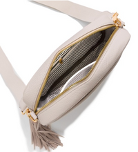 Load image into Gallery viewer, Leather Handbag With Matching Strap and Tassel Keychain
