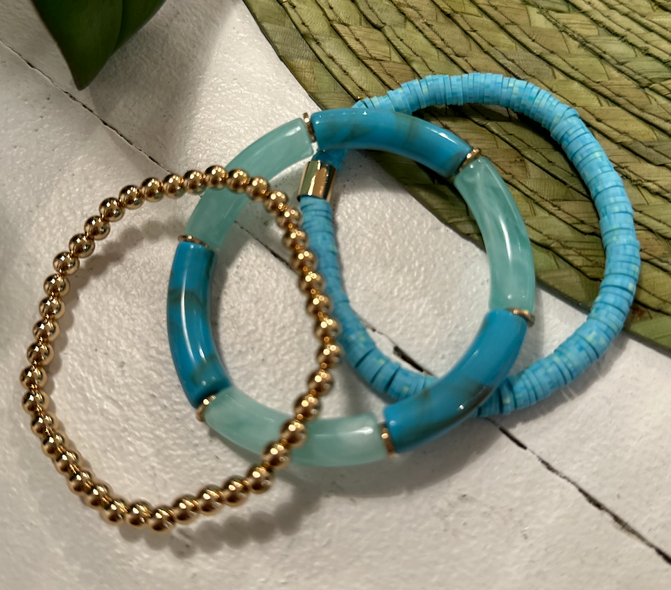 Ocean Beaded Bracelet