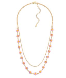 Daisy Necklace | Gold