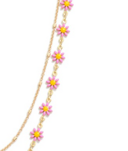 Daisy Necklace | Gold