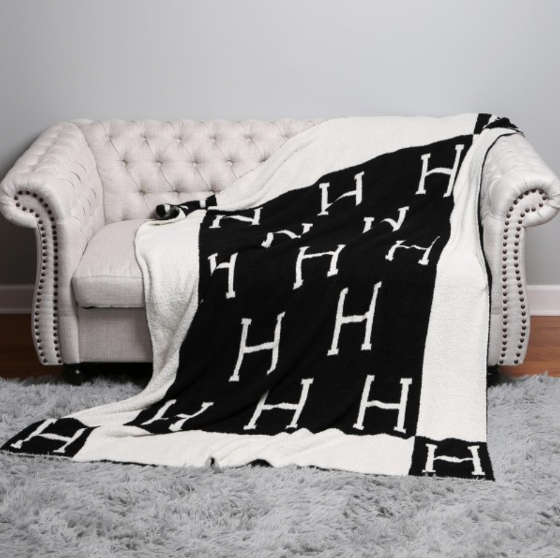 H Print | ComfyLuxe Blanket