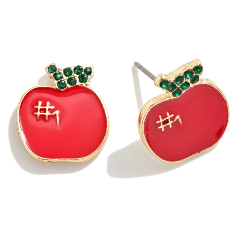 Apple Stud Earrings