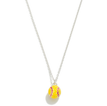 Load image into Gallery viewer, Softball Necklace | 3D
