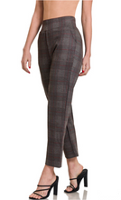 Load image into Gallery viewer, Plaid Pull on Dress Pants | Grey
