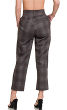 Load image into Gallery viewer, Plaid Pull on Dress Pants | Grey
