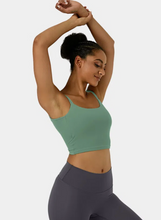 Load image into Gallery viewer, Cropped Yoga Tank Top | Double Straps Backless Twisted
