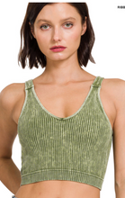 Load image into Gallery viewer, Vivian | Ribbed Padded tank
