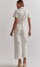 Load image into Gallery viewer, Catharine | Ivory Denim Jumpsuit
