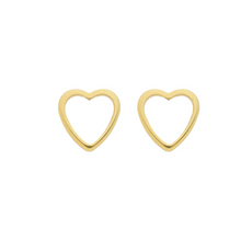 Load image into Gallery viewer, Heart shape Stud Earrings | Sai Brazil
