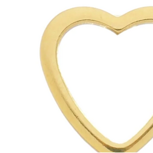 Heart shape Stud Earrings | Sai Brazil