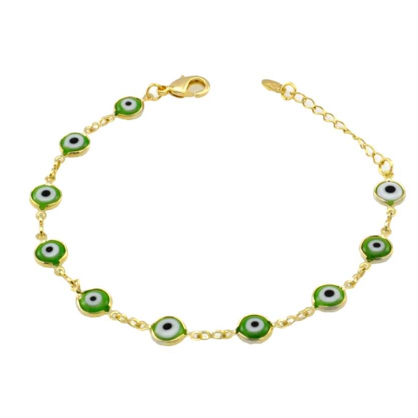 Evil Eye Bracelet | Green