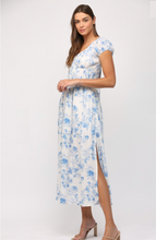 Load image into Gallery viewer, Sofie | Floral Tie Back Cotton Gauze Dress
