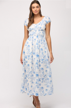 Load image into Gallery viewer, Sofie | Floral Tie Back Cotton Gauze Dress
