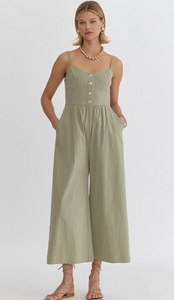 Klara | Olive Jumpsuit