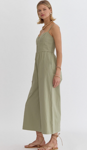 Klara | Olive Jumpsuit