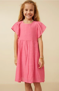 Pink Puff Sleeve Dress | Youth