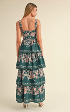 Load image into Gallery viewer, Hunter Floral Tiered Maxi Dress
