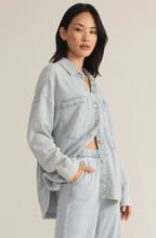 Load image into Gallery viewer, All Day Knit Denim Jacket
