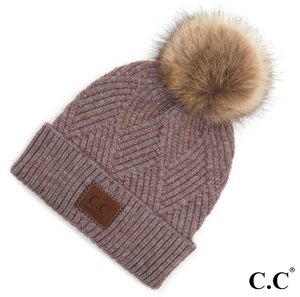 Chelsea Pom Hat | Brown