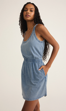 Load image into Gallery viewer, Keegan Knit Denim Mini Dress | Indigo
