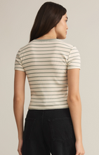 Load image into Gallery viewer, Saxton Striped Tee | Sage Green
