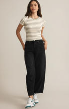 Load image into Gallery viewer, Saxton Striped Tee | Sage Green

