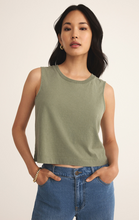 Load image into Gallery viewer, Sloane Jersey Muscle Tank | Avocado
