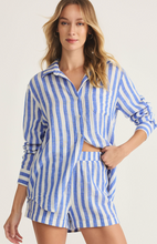 Load image into Gallery viewer, Saturday Striped Shirt | Blue
