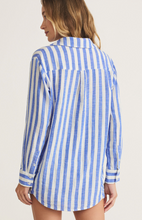 Load image into Gallery viewer, Saturday Striped Shirt | Blue
